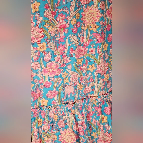 Plenty by Tracy Reese Pink and Blue Floral Skirt Set - Picture 12 of 12